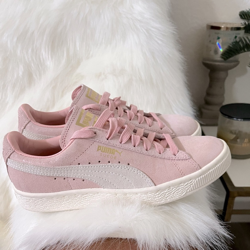 Classic Suede Pink Puma’s